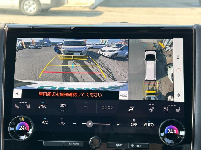 アルファード Ｚ　左右独立ムーンルーフ　デジタルインナーミラー　純正１２インチフリップダウンモニター　１４インチディスプレイオーディオ　パノラミックビューモニター　ＥＴＣ２．０　ドライブレコーダー　ＢＳＭ　ＲＣＴＡ（6枚目）