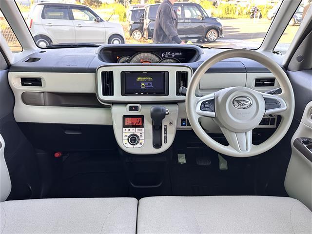 ムーヴキャンバス Ｇメイクアップリミテッド　ＳＡＩＩＩ　スマートアシスト３　ウォームパック　運転席シートヒーター　フロントガラスデアイサー　社外ナビ　パノラマモニター　ＥＴＣ　両側電動スライドドア　ＬＥＤヘッドランプ　フォグランプ　オートハイビーム（3枚目）