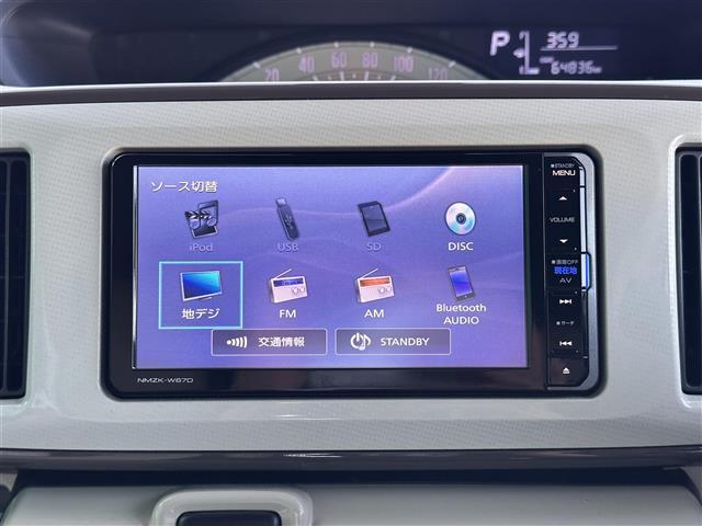 ムーヴキャンバス Ｘメイクアップ　ＳＡＩＩ　スマートアシスト２　衝突回避支援ブレーキ機能　車線逸脱警報機能　誤発進抑制制御機能　先行車発進お知らせ機能　純正ナビ　パノラマモニター　ＥＴＣ　スマートキー　プッシュスタート　アイドリングストップ（5枚目）