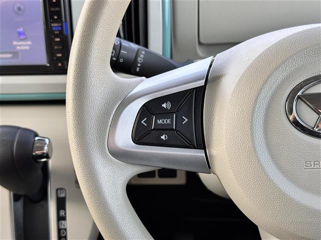 ムーヴキャンバス ＧメイクアップＶＳ　ＳＡＩＩＩ　スマートアシスト３　パノラマモニター　純正ナビ　運転席シートヒーター　両側電動スライドドア　ＬＥＤヘッドランプ　衝突回避支援ブレーキ機能　誤発進抑制制御機能　車線逸脱警報機能　オートハイビーム（7枚目）