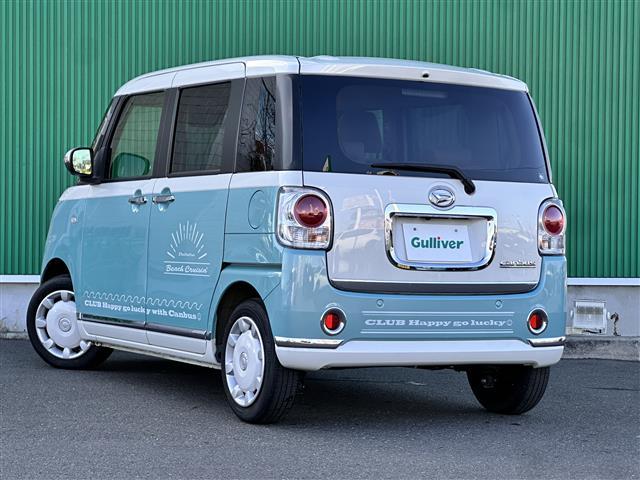 ムーヴキャンバス ＧメイクアップＶＳ　ＳＡＩＩＩ　スマートアシスト３　パノラマモニター　純正ナビ　運転席シートヒーター　両側電動スライドドア　ＬＥＤヘッドランプ　衝突回避支援ブレーキ機能　誤発進抑制制御機能　車線逸脱警報機能　オートハイビーム（20枚目）