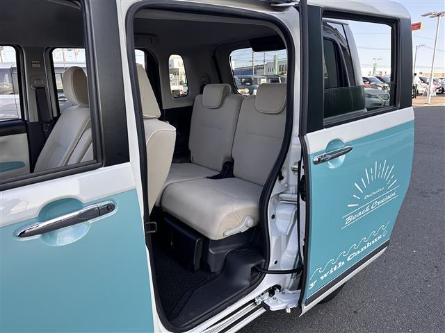 ムーヴキャンバス ＧメイクアップＶＳ　ＳＡＩＩＩ　スマートアシスト３　パノラマモニター　純正ナビ　運転席シートヒーター　両側電動スライドドア　ＬＥＤヘッドランプ　衝突回避支援ブレーキ機能　誤発進抑制制御機能　車線逸脱警報機能　オートハイビーム（32枚目）