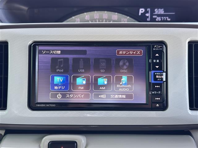 ムーヴキャンバス Ｘメイクアップリミテッド　ＳＡＩＩＩ　スマートアシスト３　純正ナビ　パノラマモニター　両側電動スライドドア　衝突回避支援ブレーキ機能　車線逸脱警報機能　誤発進抑制制御機能　先行車発進お知らせ機能　オートハイビーム　プッシュスタート（5枚目）