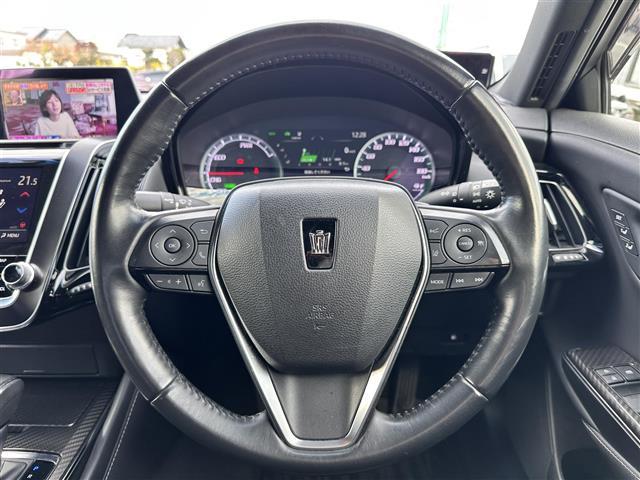 クラウンハイブリッド RSアドバンス モデリスタフルエアロ セーフティセンス レーダークルーズコントロール デジタルインナーミラー 純正ナビ バックカメラ ETC2.0 ドライブレコーダー 本革シート シートヒーター/ベンチレーション(21枚目)