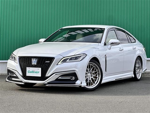 クラウンハイブリッド ＲＳアドバンス　モデリスタフルエアロ　セーフティパッケージプラス　セーフティセンス　レーダークルーズコントロール　ＢＳＭ　パノラミックビューモニター　純正１２．３インチナビ　デジタルインナーミラー　白革シート　ＥＴＣ（19枚目）