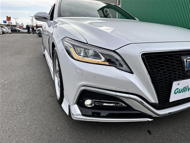 クラウンハイブリッド ＲＳアドバンス　モデリスタフルエアロ　セーフティパッケージプラス　セーフティセンス　レーダークルーズコントロール　ＢＳＭ　パノラミックビューモニター　純正１２．３インチナビ　デジタルインナーミラー　白革シート　ＥＴＣ（38枚目）