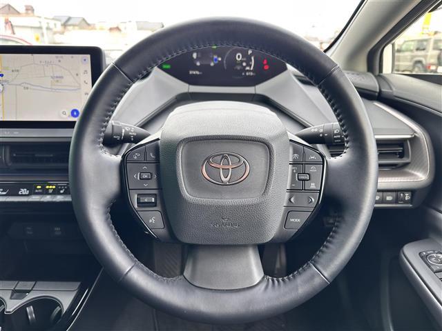 プリウス Ｚ　モデリスタエアロ　寒冷地仕様　セーフティセンス　アドバストパーク　レーダークルーズコントロール　１２．３インチディスプレイオーディオ　パノラミックビューモニター　ＥＴＣ　ワイヤレス充電　本革シート（21枚目）