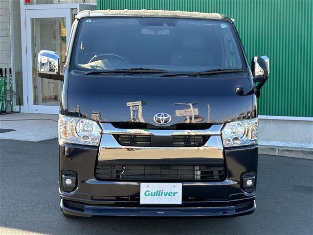 ハイエースバン スーパーGL ダークプライムII 4WD ワンオーナー モデリスタエアロ プリクラッシュセーフティ レーンディパーチャーアラート オートマチックハイビーム パーキングサポートブレーキ 社外ナビ バックカメラ ETC AC100V電源(34枚目)