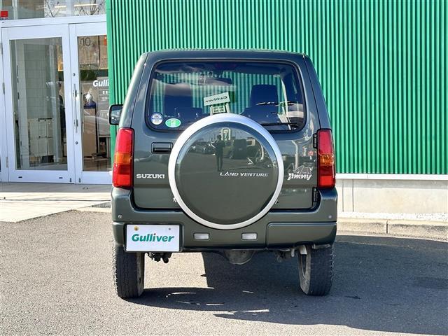 ジムニー ランドベンチャー　特別仕様車ランドベンチャー　インタークーラーターボ　パートタイム４ＷＤ（高低二段切替式）　ナビＴＶ　シートヒーター　フォグランプ　メッキグリル　ドアバイザー　メーター３眼クロムメッキリング　純正ＡＷ（36枚目）