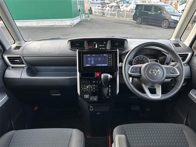 ルーミー カスタムＧ－Ｔ　スマートアシスト　アダプティブクルーズコントロール　純正ナビ　バックカメラ　ＥＴＣ　ドライブレコーダー　ウェルカムパワースライドドア　純正１５インチＡＷ　ブレーキ制御機能付誤発進抑制機能　ＬＥＤライト（3枚目）