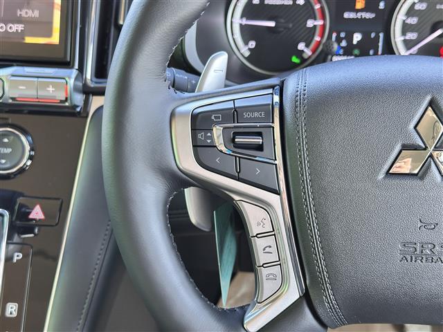 デリカD:5 ブラックエディション 7人乗り 登録済未使用車 e-Assist レーダークルーズコントロール アルパイン11型ナビ マルチアラウンドモニター 両側電動スライドドア パワーバックドア パワーシート シートヒーター LED(8枚目)