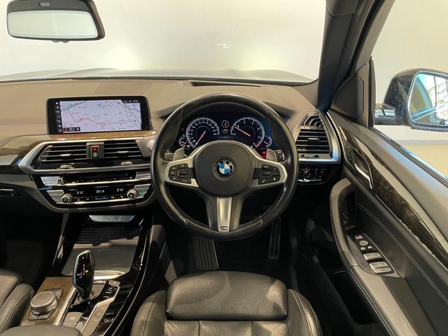 X3 xDrive 20d Mスポーツ 黒レザーシート 全席シートヒーター パワーシート ナビ 360°カメラ フルセグTV HUD CD/DVD ACC BSM LKA パワーバックドア コンフォートアクセス 純正19inchAW ETC(4枚目)