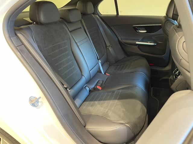 Cクラス C220dアバンギャルド AMGライン ナビ 360°カメラ フルセグ デジタルLED アンビエントライト ハーフレザー シートヒーター パワーシート パワートランク ACC ステアリングアシスト BSM スマートキー 純正18inchAW(24枚目)