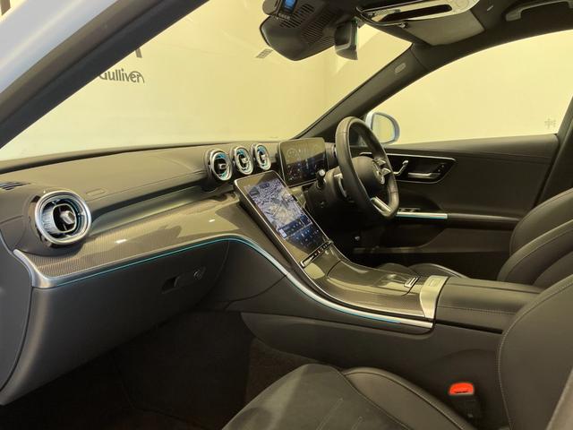 Cクラス C220dアバンギャルド AMGライン ナビ 360°カメラ フルセグ デジタルLED アンビエントライト ハーフレザー シートヒーター パワーシート パワートランク ACC ステアリングアシスト BSM スマートキー 純正18inchAW(25枚目)