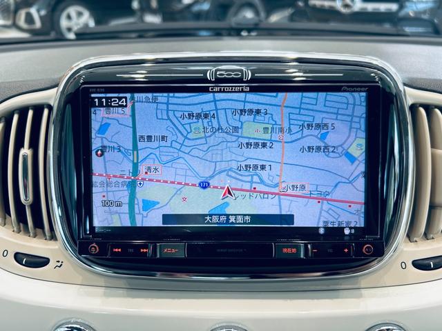 ５００ １．２　ポップ　カロッツェリアナビ／ＴＶ／ＵＳＢ／ＡＵＸ／Ｂｌｕｅｔｏｏｔｈ／ＣＤ／ＤＶＤ／ＥＴＣ／純正フロアマット／リモコンキー　　　　　　　　　　　　　　　　　　　　　　　　　　　　　　　　　　　　　　　　．（6枚目）