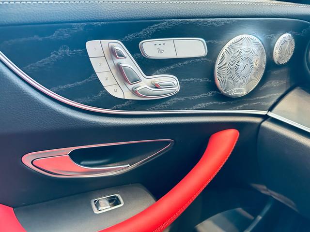 Eクラス E200 クーペ スポーツ レザーP レーダーセーフティP パノラマSR HUD Burmeste ACC 純ナビ TV 360°carplay 純19インチAW LEDヘッドライト BAM 赤黒革 メモリパワーシート ヒーター(52枚目)