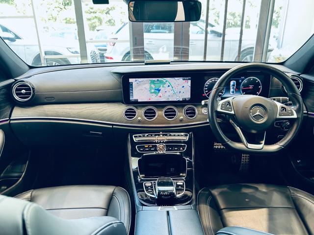 Eクラス E220d アバンギャルド AMGライン レザーEXC レーダーセーフティ 1オーナー HUD Burmeste 純ナビ TV 360° carplay ACC 純19インチAW LED アンビエントライト 黒革 メモリパワーシートヒーター(2枚目)
