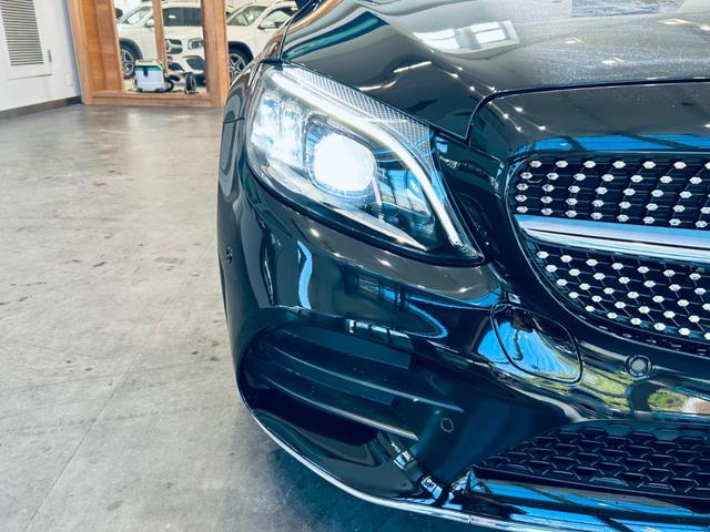 Cクラス C180クーペスポーツレザーエクスクルシブパッケージ レーダーセーフティ パノラマSR HUD ACC 純正ナビ TV バックカメラ applecarplay 純正19インチAW LEDヘッドライト BSM 赤革 メモリ付きパワーシート シートヒーター(10枚目)