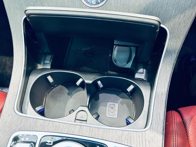 Cクラス C180クーペスポーツレザーエクスクルシブパッケージ レーダーセーフティ パノラマSR HUD ACC 純正ナビ TV バックカメラ applecarplay 純正19インチAW LEDヘッドライト BSM 赤革 メモリ付きパワーシート シートヒーター(62枚目)