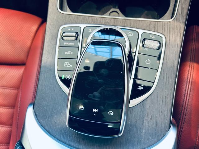 Cクラス C180クーペスポーツレザーエクスクルシブパッケージ レーダーセーフティ パノラマSR HUD ACC 純正ナビ TV バックカメラ applecarplay 純正19インチAW LEDヘッドライト BSM 赤革 メモリ付きパワーシート シートヒーター(63枚目)