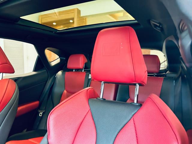 NX NX350h Fスポーツ パノラマSR HUD ACC 純正ナビ 地デジTV 360°カメラ carplay 純20インチAW 三眼LED 電動リアゲート 赤黒革 パワーシート エアシートヒーター ワイヤレス充電 プリクラ(48枚目)