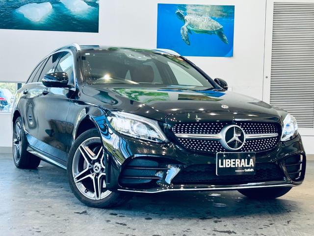 Cクラスステーションワゴン C220dステーションワゴンロレウスEDスポツプラP レザーEXC レーダーセーフティ 1オーナー HUD ACC Burmeste 純正ナビ TV 360°carplay 純18インチAW LED 電動リアゲート 赤革 メモリパワーシート エアシート(4枚目)