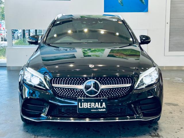 Cクラスステーションワゴン C220dステーションワゴンロレウスEDスポツプラP レザーEXC レーダーセーフティ 1オーナー HUD ACC Burmeste 純正ナビ TV 360°carplay 純18インチAW LED 電動リアゲート 赤革 メモリパワーシート エアシート(5枚目)