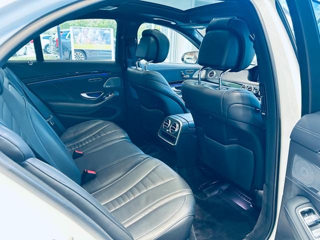 Sクラス S400d スポーツリミテッド レザーEXC レーダーセーフティ 1オーナー パノラマSR HUD ACC Burmeste 純ナビ TV 360°carplay 純20インチAW LED アンビエントライト 黒革 エアシートヒータ(42枚目)