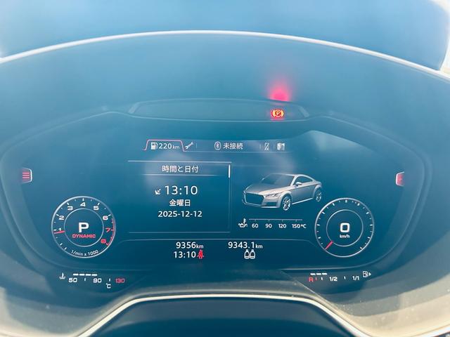TTクーペ 40TFSI Sラインパッケージ 純正ナビ バックカメラ 純正18インチAW クリアランスソナー サイドアシスト ハーフ革 パワーシート シートヒーター パドルシフト スマートキー ETC ドライブレコーダー USB AUX BT(3枚目)