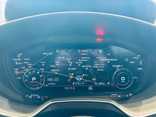 TTクーペ 40TFSI Sラインパッケージ 純正ナビ バックカメラ 純正18インチAW クリアランスソナー サイドアシスト ハーフ革 パワーシート シートヒーター パドルシフト スマートキー ETC ドライブレコーダー USB AUX BT(54枚目)