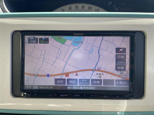 ムーヴキャンバス Xメイクアップ SAII ☆社外ナビ(ワンセグTV/CD,DVD再生)/☆前方ドライブレコーダー/☆両側スライドドア/☆オートライト/☆アイドリングストップ/☆ETC/☆スペアキー(13枚目)