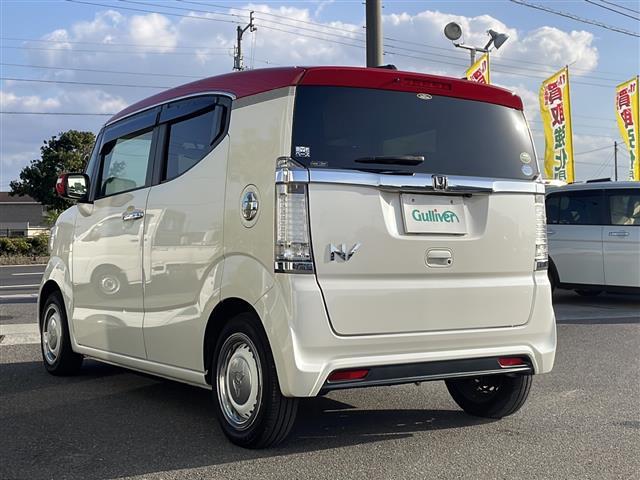 N-BOXスラッシュ G・Lインテリアカラーパッケージ 禁煙車 パナソニック製SDナビ バックカメラ 衝突被害軽減 エマージェンシーストップシグナル ETC LEDヘッドライト オートライト 電格ミラー パーキングブレーキ スマートキー プッシュスタート(6枚目)