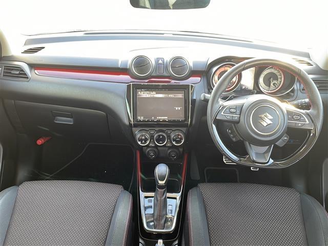 スイフトスポーツ ベースグレード ☆純正SDナビ(フルセグTV/CD,DVD再生/BT)/☆アラウンドビューモニター/☆シートヒーター/☆ローダウン/☆HKSマフラー/☆ビルトインETC/☆純正フロアマット/☆オートライト(42枚目)