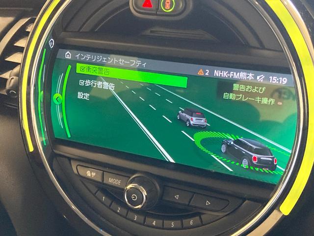 MINI ワン シートヒーター! 純正ナビ バックカメラ コーナーセンサー パーキングアシスト インテリジェントセーフティ ETC 前後ドライブレコーダー 衝突警告 LED ユニオンジャックテールライト スマートキー(26枚目)