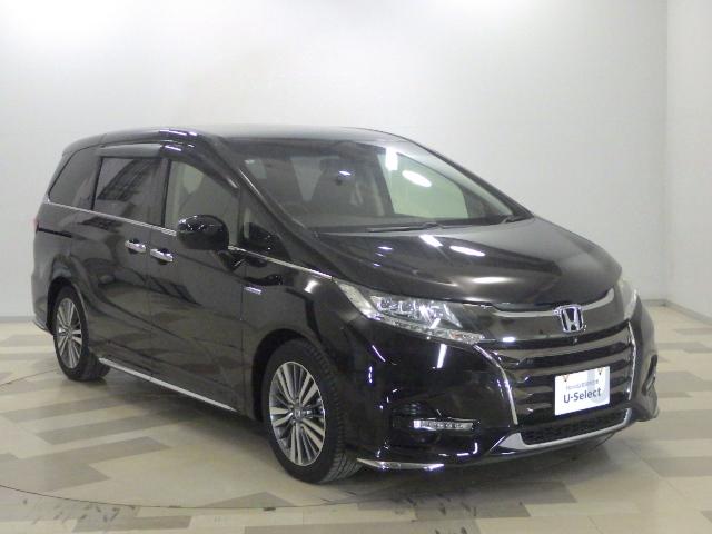 オデッセイハイブリッド ハイブリッドアブソルート・EXホンダセンシング 禁煙車 ETC マルチビューカメラ 電動シート シートヒーター 両側電動スライドドア LEDヘッドライト 衝突被害軽減S PWシート LEDライト 地上デジタル 3列シート オートエアコン ESC(27枚目)