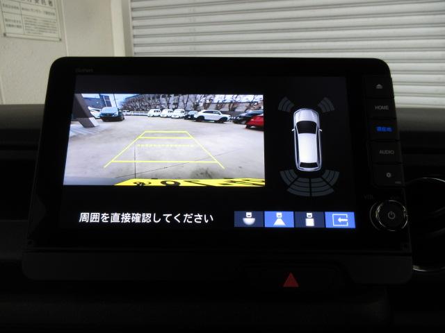 N-BOXカスタム ターボコーディネートスタイル 禁煙車 ホンダセンシング ホンダコネクトナビ 運転席&助手席シートヒーター 左右両側パワースライドドア 両側電動ドア Rカメラ クルコン スマートキ- パワーステアリング ETC VSA セキュリティ(3枚目)