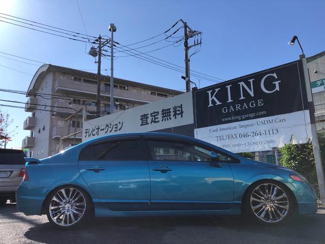 シビック 　ＵＳ仕様　ＵＳＤＭ　全塗装　ＵＳヘッドライト　ＵＳテール　フルタップ式車高調　１８アルミ　ＵＳバンパー　ＵＳボンネット　ＵＳトランク　ＵＳフェンダー　ＵＳリアガーニッシュ　リアスポイラー　地デジナビ（9枚目）