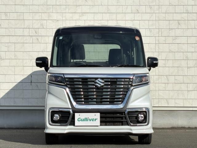 スペーシアカスタム ハイブリッドXSターボ 全方位カメラ 両側電動ドア 純正8インチナビ ヘッドアップディスプレイ ハーフレザー 2列目サンシェード LEDヘッドライト LEDフォグライト フルセグTV Bluetooth クルーズコントロール(8枚目)