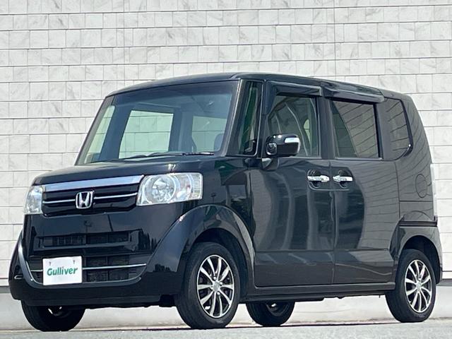 Ｎ－ＢＯＸ Ｇ・Ｌパッケージ　禁煙車　純正エンジンスターター　片側パワースライドドア　Ｂｌｕｅｔｏｏｔｈ　バックカメラ　ステアリングスイッチ　前席シートヒーター　ビルトインＥＴＣ　横滑り防止装置　電動格納ミラー　社外アルミホイール（3枚目）