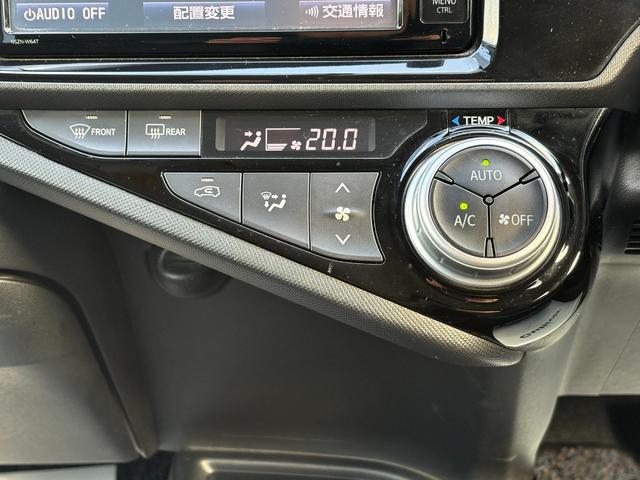 アクア S 禁煙車 前後ドラレコ ETC 純正ナビ バックカメラ フルセグTV Bluetooth ステアリングスイッチ 横滑り防止装置 オートライト スマートキー(30枚目)