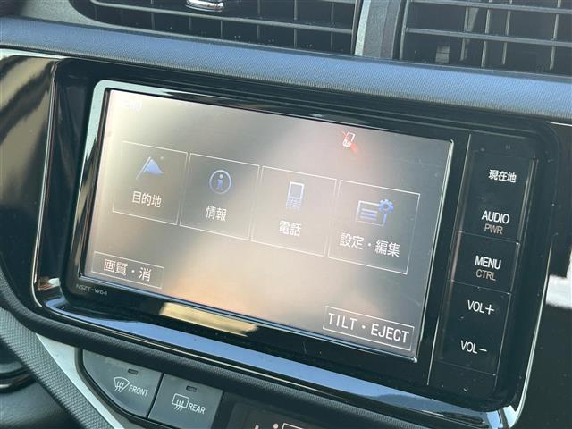 アクア G ナビNSZT-W64 バックカメラ ドラレコ BT フルセグ シートヒーター ステアリングスイッチ ETC クルコン オートライト HID フォグライト スマートキー プッシュスタート(5枚目)