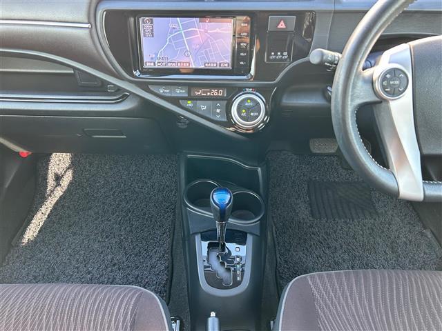 アクア G ナビNSZT-W64 バックカメラ ドラレコ BT フルセグ シートヒーター ステアリングスイッチ ETC クルコン オートライト HID フォグライト スマートキー プッシュスタート(6枚目)