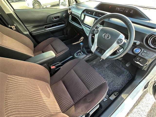 アクア G ナビNSZT-W64 バックカメラ ドラレコ BT フルセグ シートヒーター ステアリングスイッチ ETC クルコン オートライト HID フォグライト スマートキー プッシュスタート(13枚目)