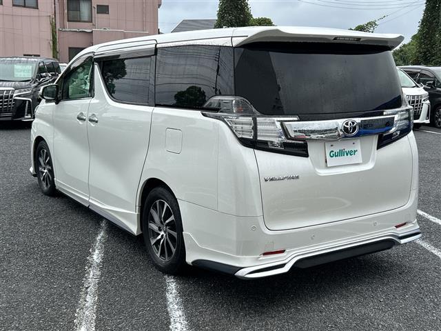 ヴェルファイア ２．５Ｖ　アルパイン１１型ナビＥＶ１１Ｚ　アルパインフリップダウンモニター　バックカメラ　両側電動スライドドア　電動バックドア　ウッド調コンビハンドル　ＥＴＣ　ドラレコ　前後センサー　エアロ　純正１７インチＡＷ（42枚目）