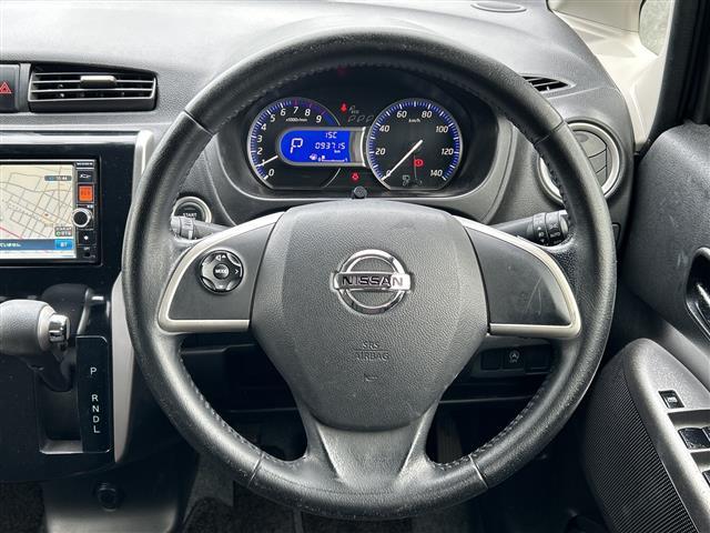 デイズ ハイウェイスター G ナビMC313D-W 全方位カメ フルセグTV Bt DVD オートライト ハロゲンライト フォグ ドアバイザー 15インチAW 純正フロアマット パワーステアリング パワーウィンドウ エアバックW(12枚目)