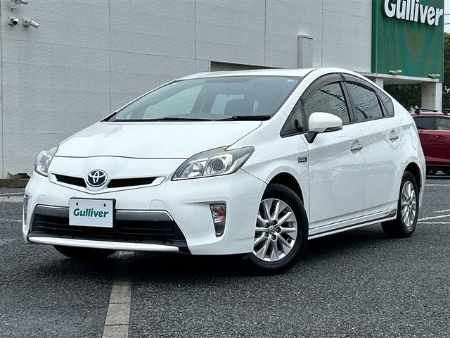 プリウスPHV S ナビAVIC-RZ301 ドラレコ AC100Vコンセント シートヒーター ステアリングヒーター DVD 充電ケーブル車載 スマートキー プッシュスタート マット バイザー HID オートライト(9枚目)