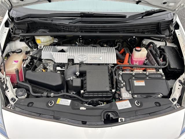 プリウスPHV S ナビAVIC-RZ301 ドラレコ AC100Vコンセント シートヒーター ステアリングヒーター DVD 充電ケーブル車載 スマートキー プッシュスタート マット バイザー HID オートライト(13枚目)