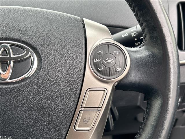 プリウスPHV S ナビAVIC-RZ301 ドラレコ AC100Vコンセント シートヒーター ステアリングヒーター DVD 充電ケーブル車載 スマートキー プッシュスタート マット バイザー HID オートライト(18枚目)