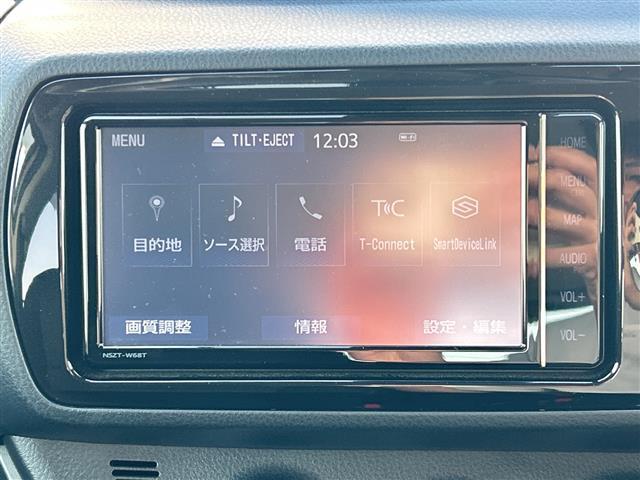 ヴィッツ F アミー ナビNSZT-W68T ETC Bカメ ワンオーナー ドラレコ フルセグTV Bt DVD レーンアシスト LEDライト オートライト オートマチックハイビーム 14インチAW コーナーセンサー(4枚目)