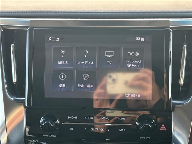 アルファード 2.5S Cパッケージ サンルーフ 皮 ナビ バックカメラ フリップダウンモニター フルセグ 2.0ETC ドラレコ 両側電動スライドドア 電動リアドア ステアヒーター 温冷シート 電動シート デジタルミラー クルコン(4枚目)